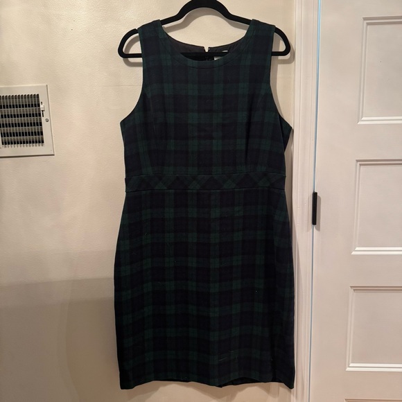 J. Crew Blackwatch Plaid Sheath Dress - Picture 3 of 5